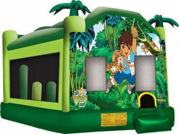 Go Diego Bounce House Inflatable Slide